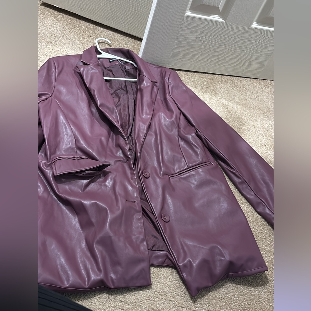 PLT pleather jacket
